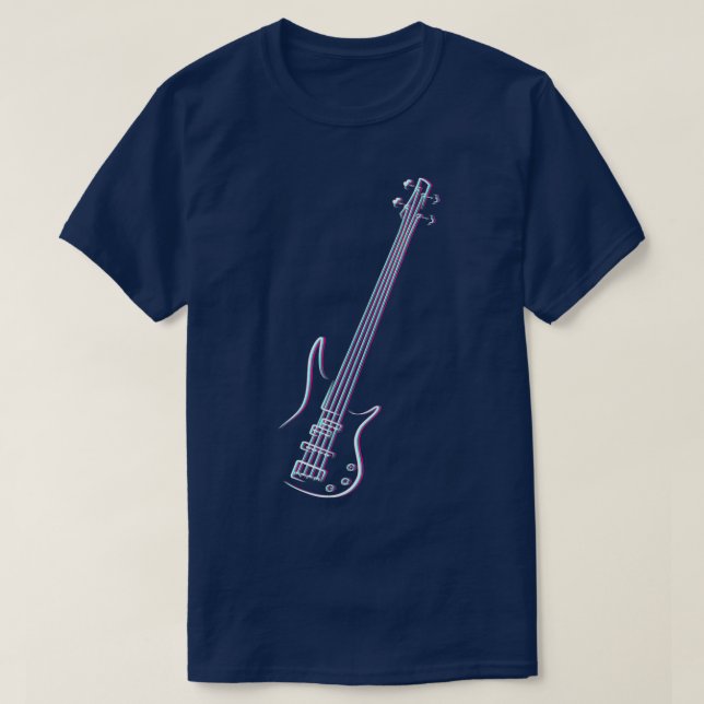 Bass guitar musical instrument bass player  T-Shirt (Design Front)
