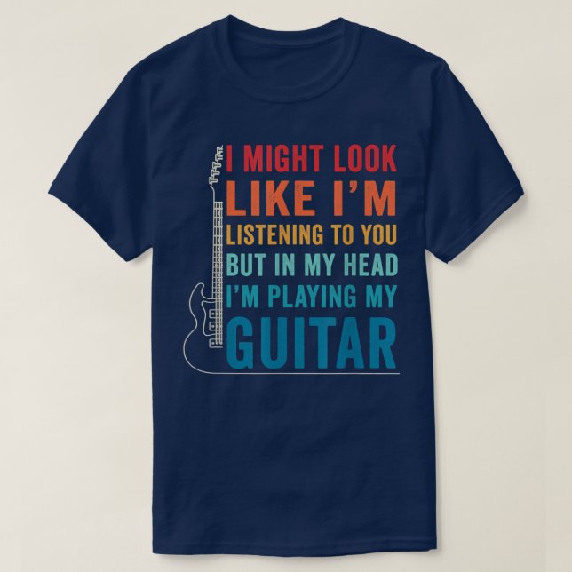 Bass Guitar Player Bassist Guitarist Music Instrum T-Shirt (Design Front)