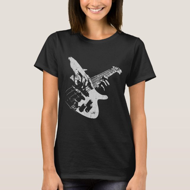 Bass Guitar Player Gift Bassist T-Shirt (Front)