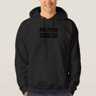 Bass Guitar Player Music Bassist Instrument   Hoodie