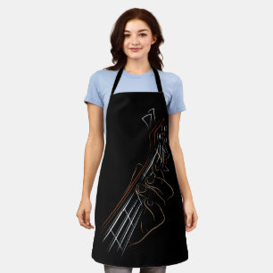 Bass Guitar Player Music Guitarist Musician Rock Apron