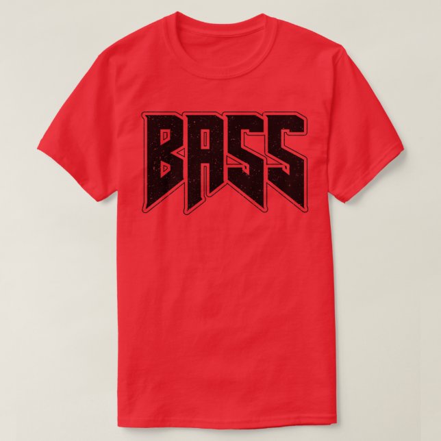 Bass Guitar Player RockHeavy MetalGrunge Band 96 T-Shirt (Design Front)