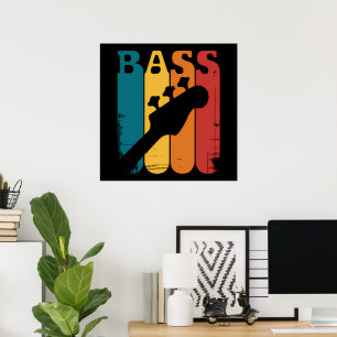 Bass Guitar Poster