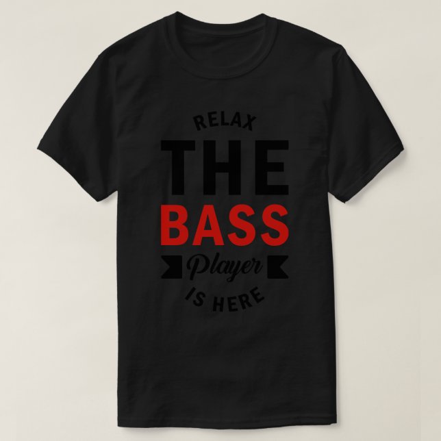 Bass Guitar T-Shirt (Design Front)