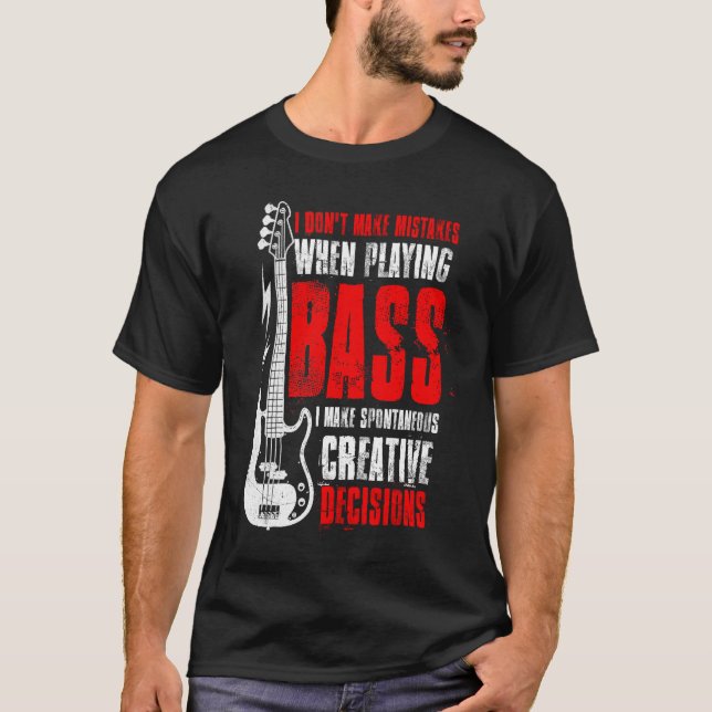 Bass Guitar T-Shirt For Guitar_fullprint (Front)