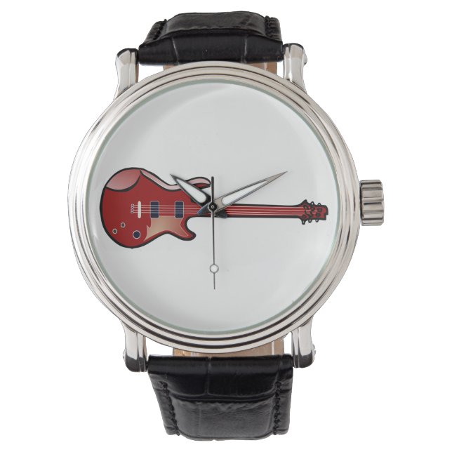 Bass guitar watch (Front)