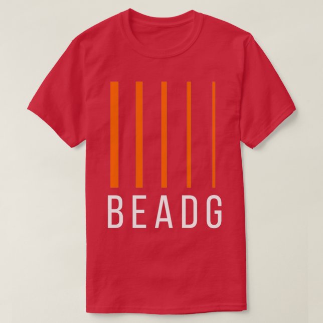 Bass Guitarist Gift BEADG 5 String T-Shirt (Design Front)