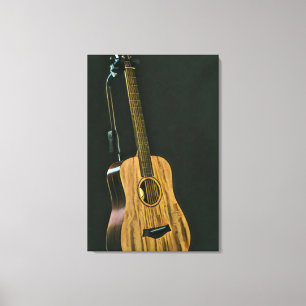 Bass guitarist gift canvas print