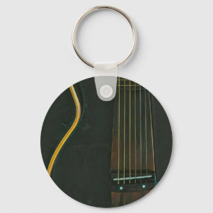 Bass guitarist gift key ring