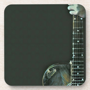 Bass guitarist gifts coaster