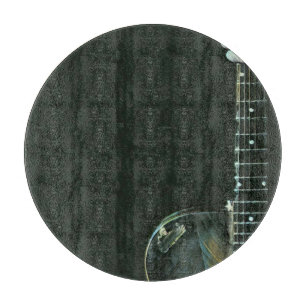 Bass guitarist gifts cutting board