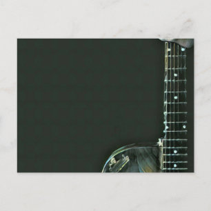 Bass guitarist gifts postcard