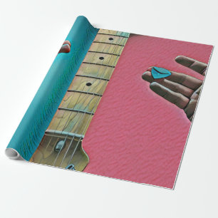 Bass guitarist gifts wrapping paper