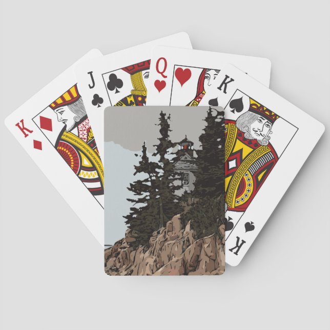 BASS HARBOR HEAD PLAYING CARDS (Back)