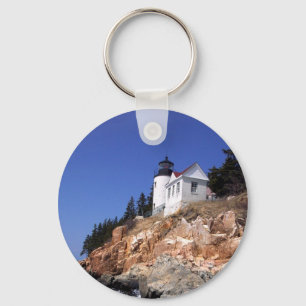 Bass Harbor Lighthouse Key Ring