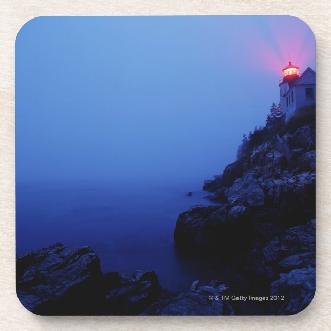 Bass Harbour Head Light, Mount Desert Island, Coaster (Front)