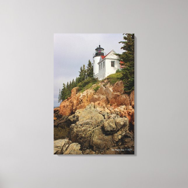 Bass Harbour Head Light Station Canvas Print (Front)