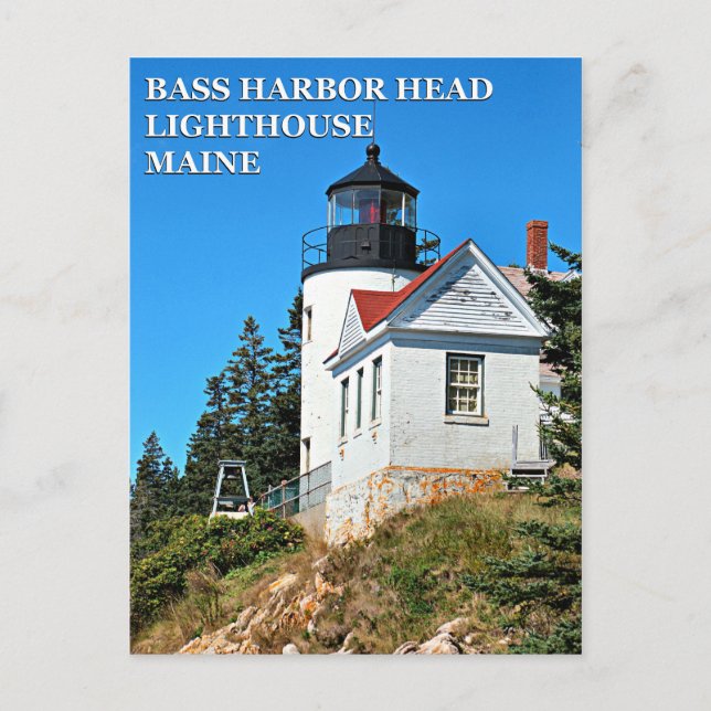 Bass Harbour Head Lighthouse, Maine Postcard (Front)