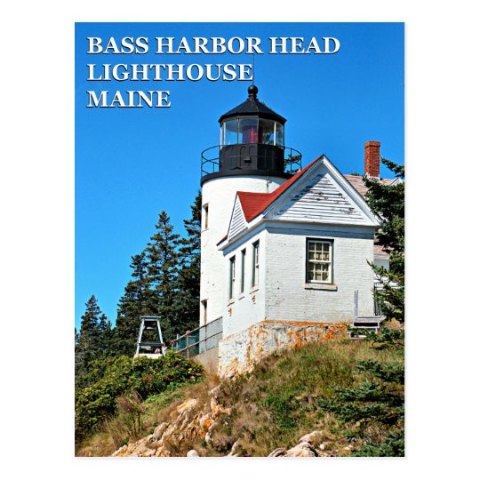 Bass Harbour Head Lighthouse, Maine Postcard