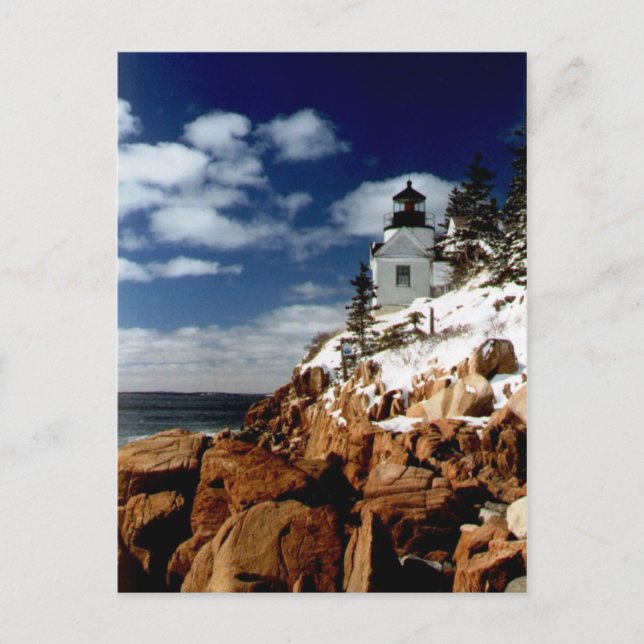 Bass Harbour Headlight Postcard - 1 (Front)