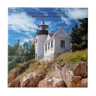 Bass Harbour Lighthouse, Bass Harbour Maine Tile