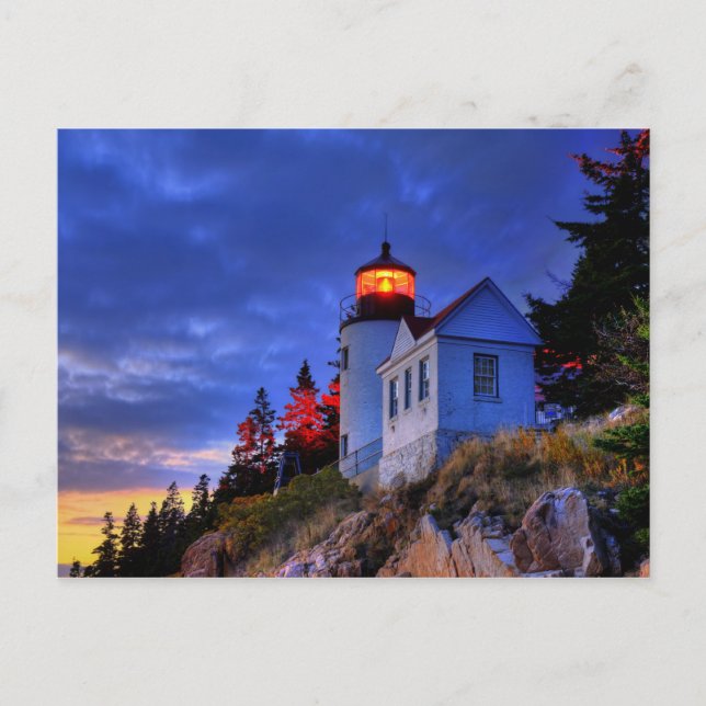 Bass Harbour Lighthouse, Maine Postcard (Front)