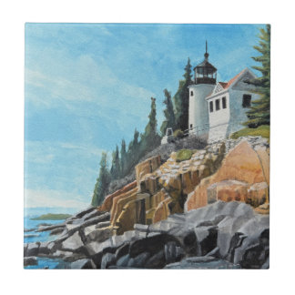 Bass Harbour Lighthouse Tile