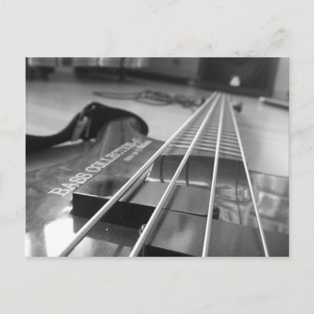 Bass in Black Postcard (Front)