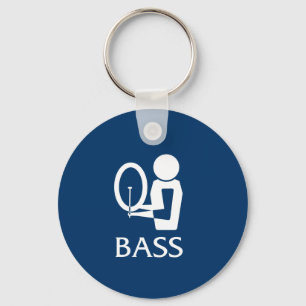Bass Key Ring