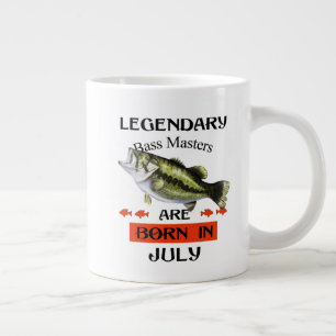 Bass Masters July Large Coffee Mug