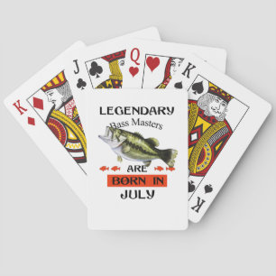 Bass Masters July Playing Cards