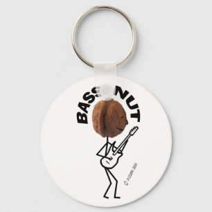 Bass Nut Key Ring