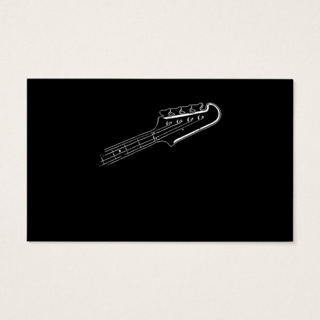 Bass Player Bass Guitar Musical Design (Front)