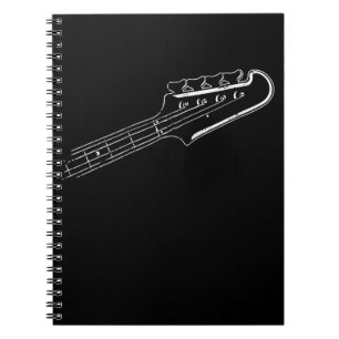 Bass Player Bass Guitar Musical Design Notebook