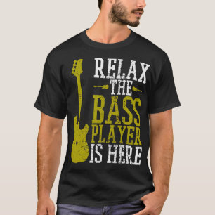 Bass Player Guitar Guitarist Music School Vintage  T-Shirt