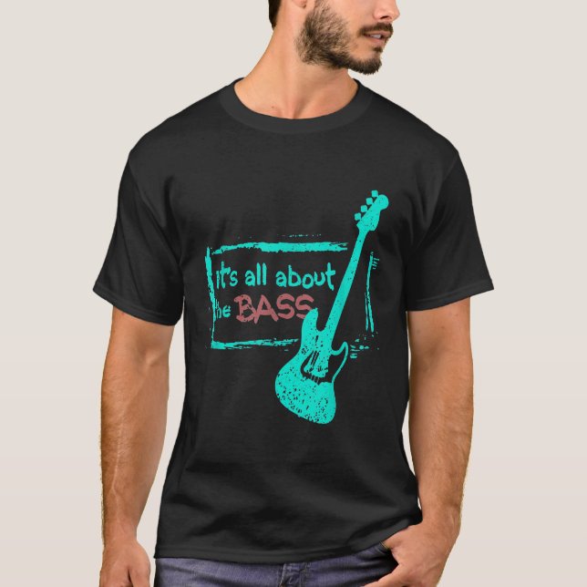 Bass Player Men For Bass Guitar Player Bassist Ijm T-Shirt (Front)
