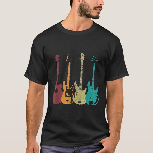 Bass Player Men For Bass Guitar Player Bassist Ljg T-Shirt (Front)