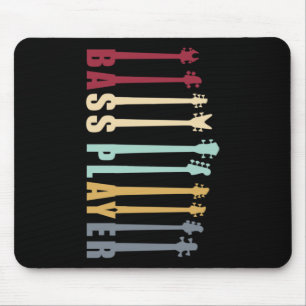 Bass player mouse mat