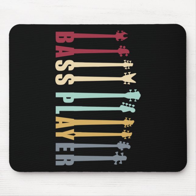 Bass player mouse mat (Front)