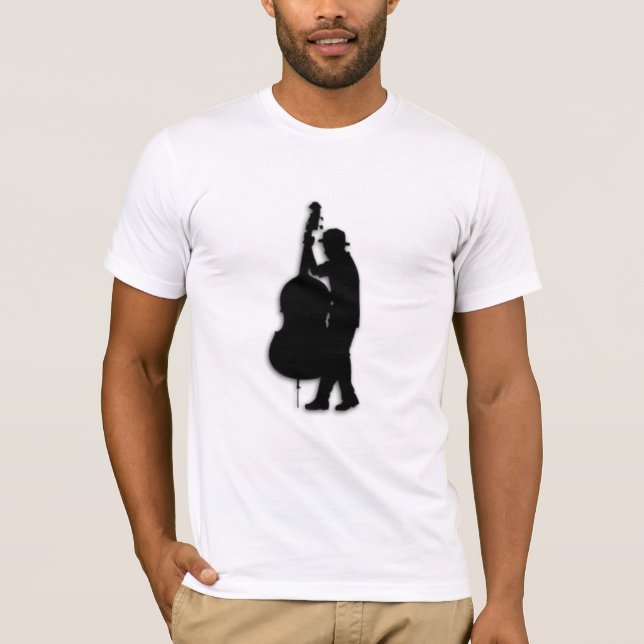 Bass Player Music Design T-Shirt (Front)