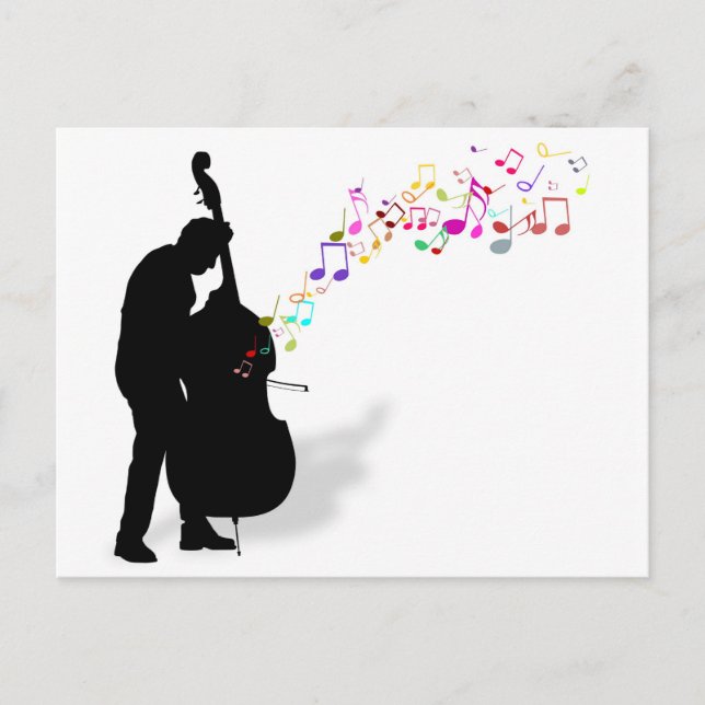 Bass Player Postcard (Front)