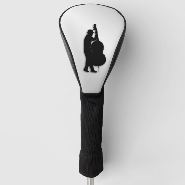 Bass Player Silver Golf Head Cover (Front)