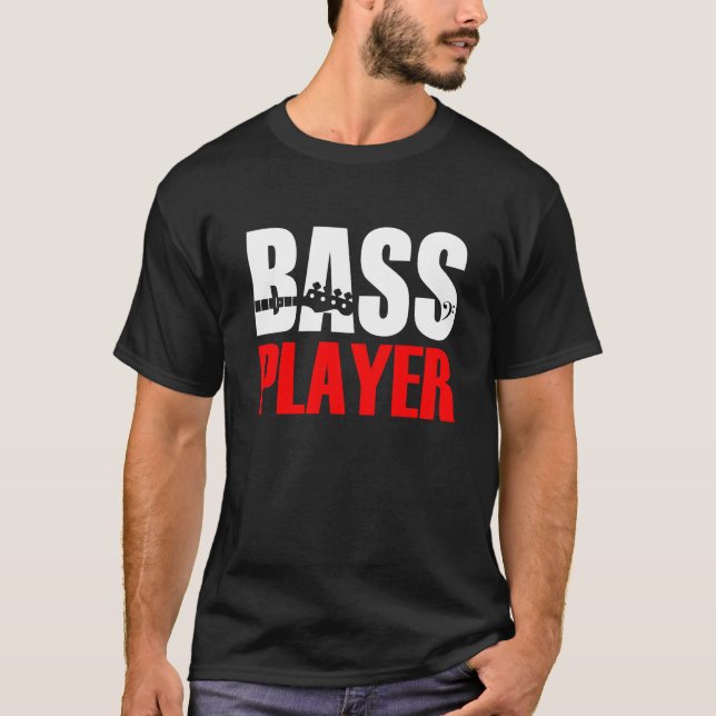 Bass Player T-Shirt Black (Front)