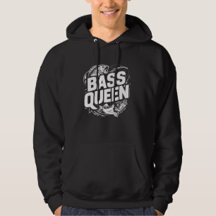 Bass Queen Bass Fishing Hoodie