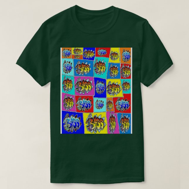 Bass Rainbow T-Shirt (Design Front)