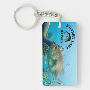 Bass Rectangle (double-sided) Keychain