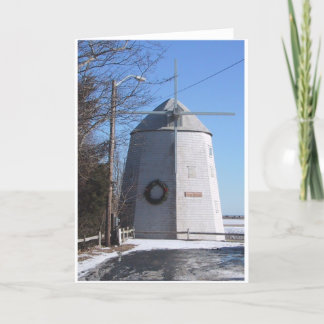 Bass River Windmill Holiday Card