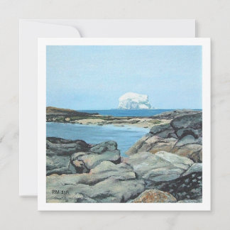 Bass Rock, North Berwick, Scotland fine art  Holiday Card