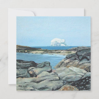 Bass Rock, North Berwick, Scotland fine art Holiday Card