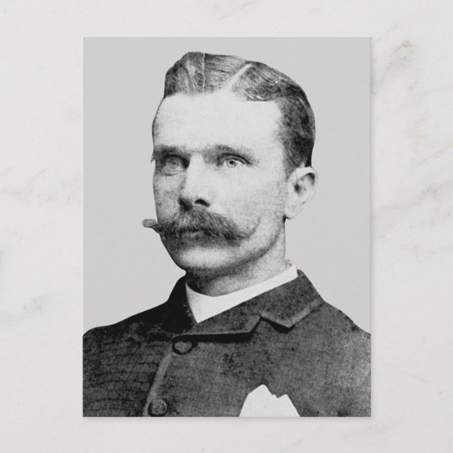 Bass ~ Sam Western Outlaw Train Robber Postcard (Front)